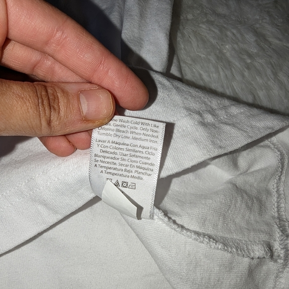 George Men's white long sleeve t-shirt - Picture 9 of 11